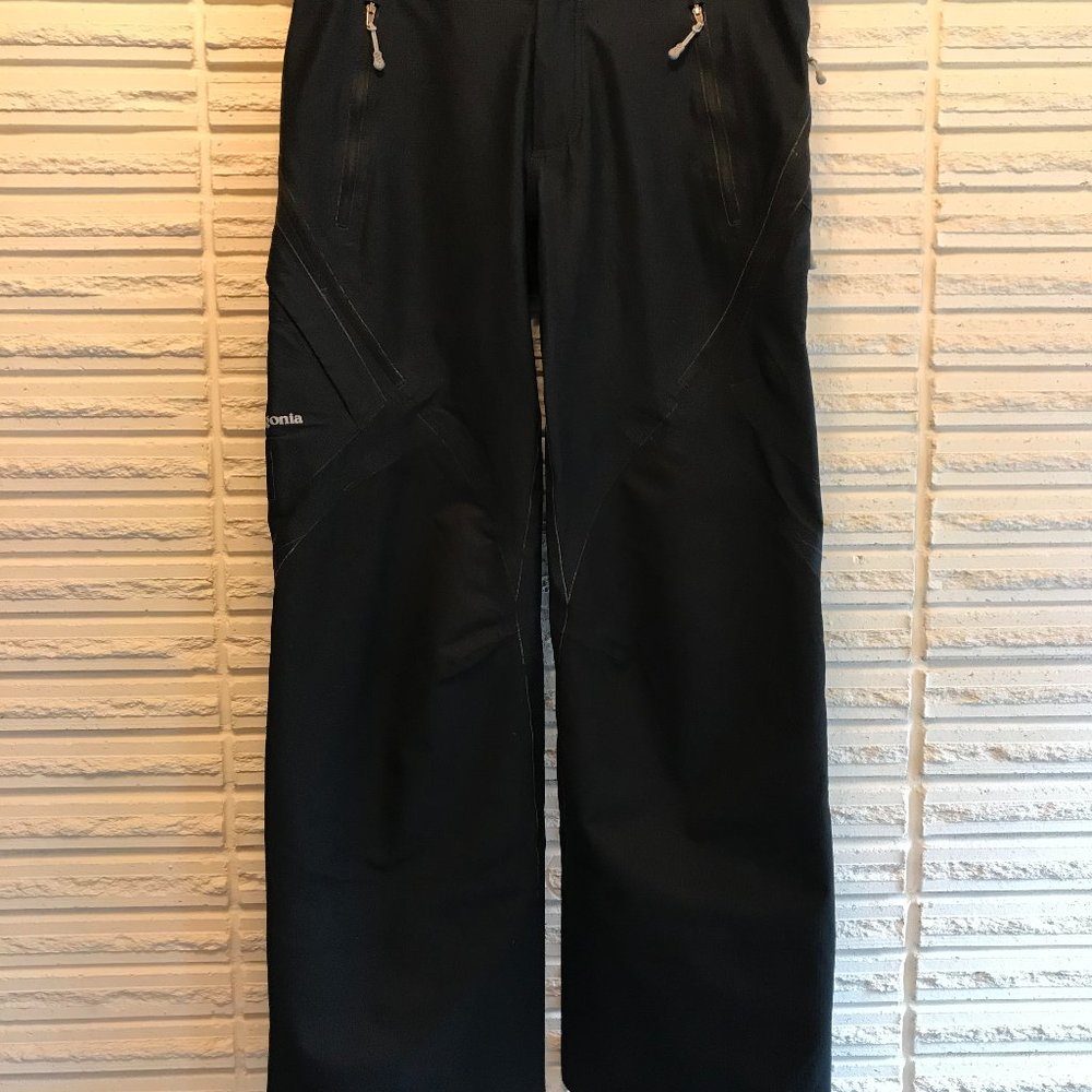 Patagonia Women's Flash Pants Ski Snow Black 6
